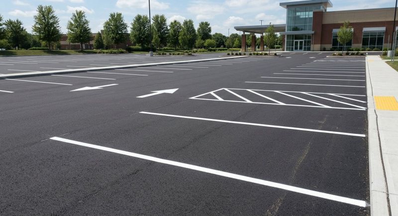 Asphalt Painting in Suwanee, GA