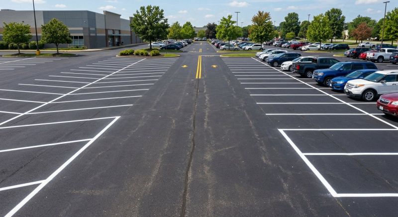 Asphalt Marking in Alpharetta, GA