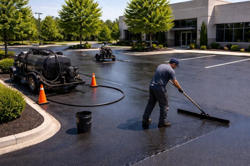 Asphalt Parking Lot Sealing in Grand Rapids, MI