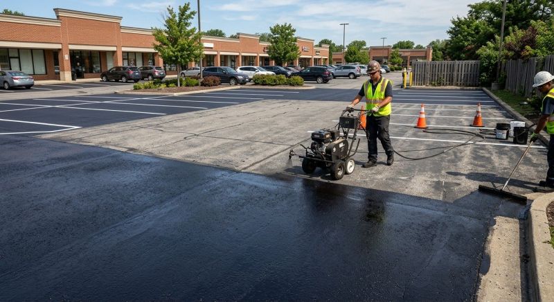 Church Parking Lot Sealcoating in Fort Collins, CO
