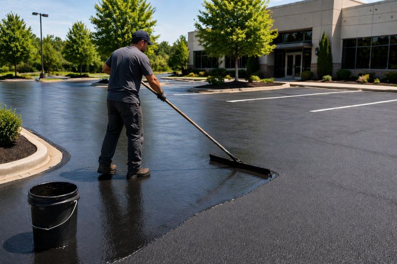 Church Parking Lot Sealcoating in Tampa, FL