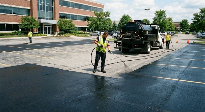 Church Parking Lot Sealcoating in Tampa, FL