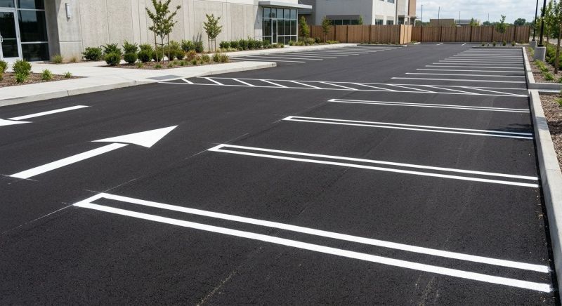 Commercial Asphalt Painting in Suwanee, GA