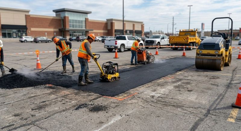 Commercial Paving Repair in Conway, AR