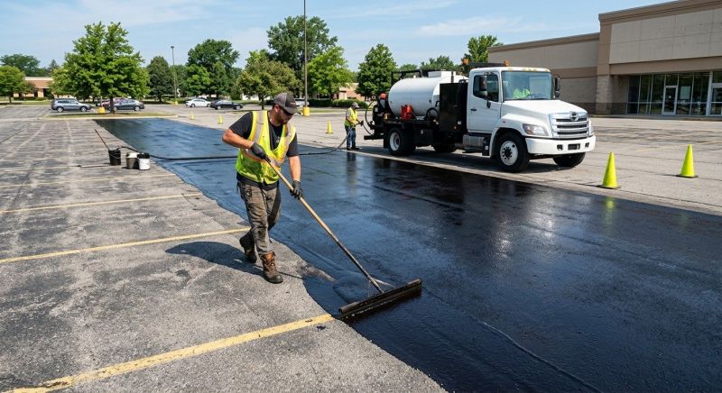 Lot Sealcoating in Greenville, SC