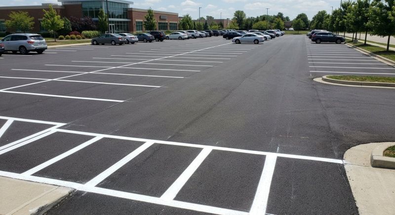Parking Garage Striping in Roswell, GA