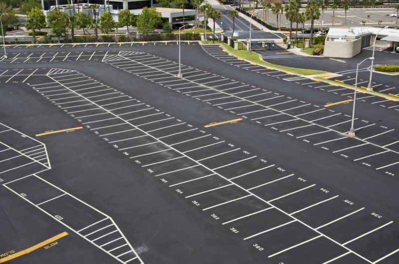 Parking Lot Striping in Roswell, GA
